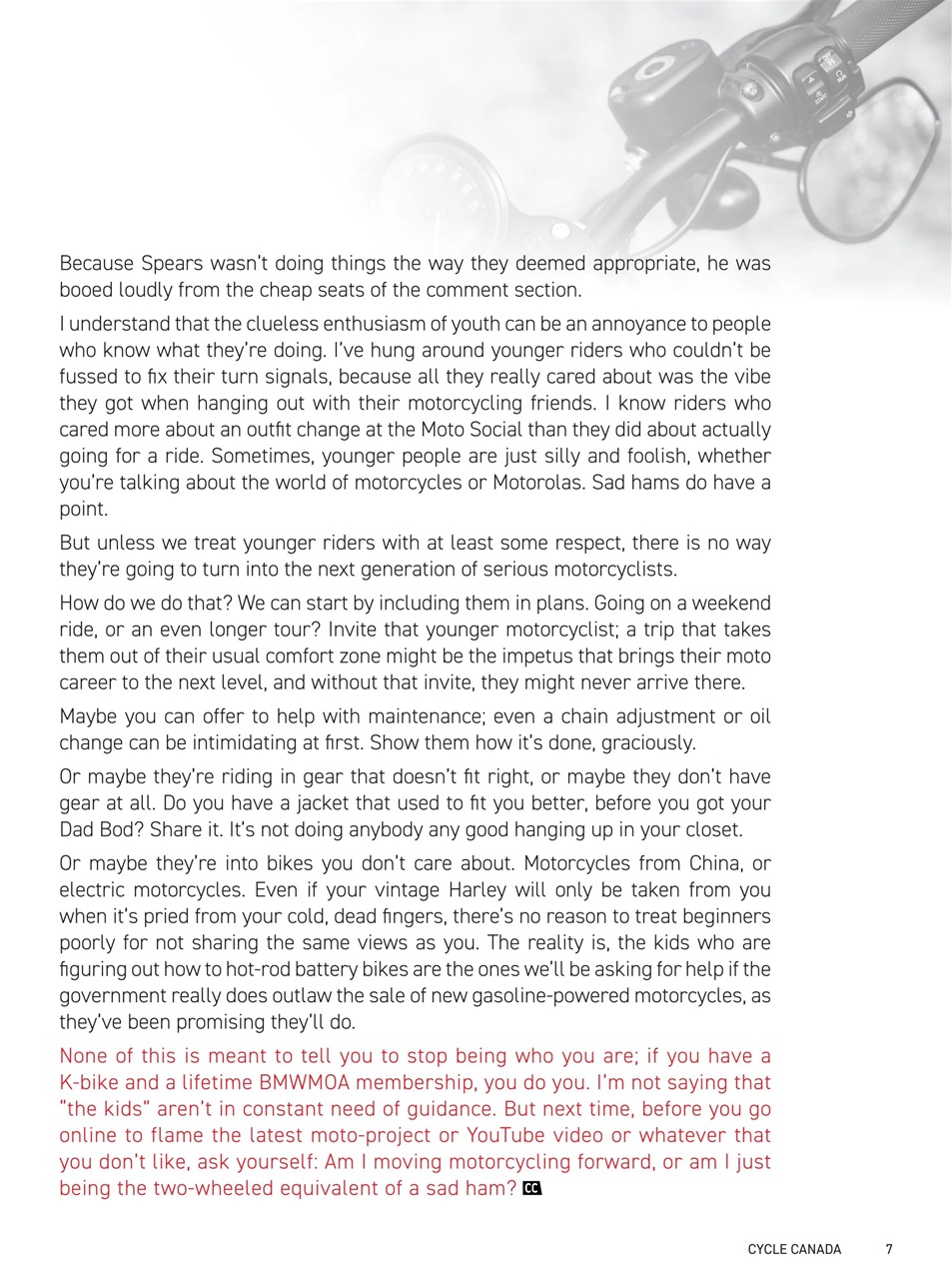 Cycle Canada Preview Pages