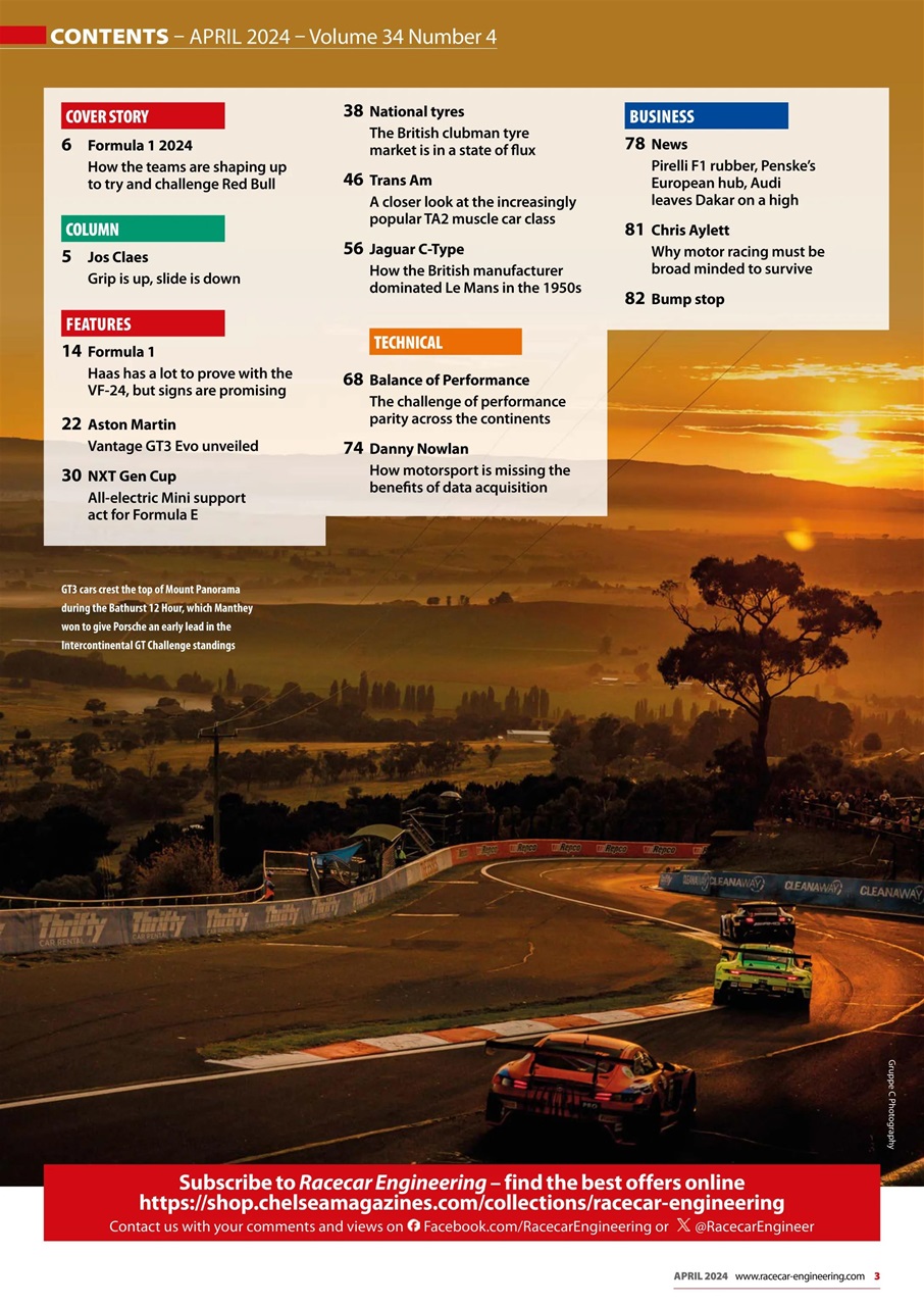 Racecar Engineering Preview Pages