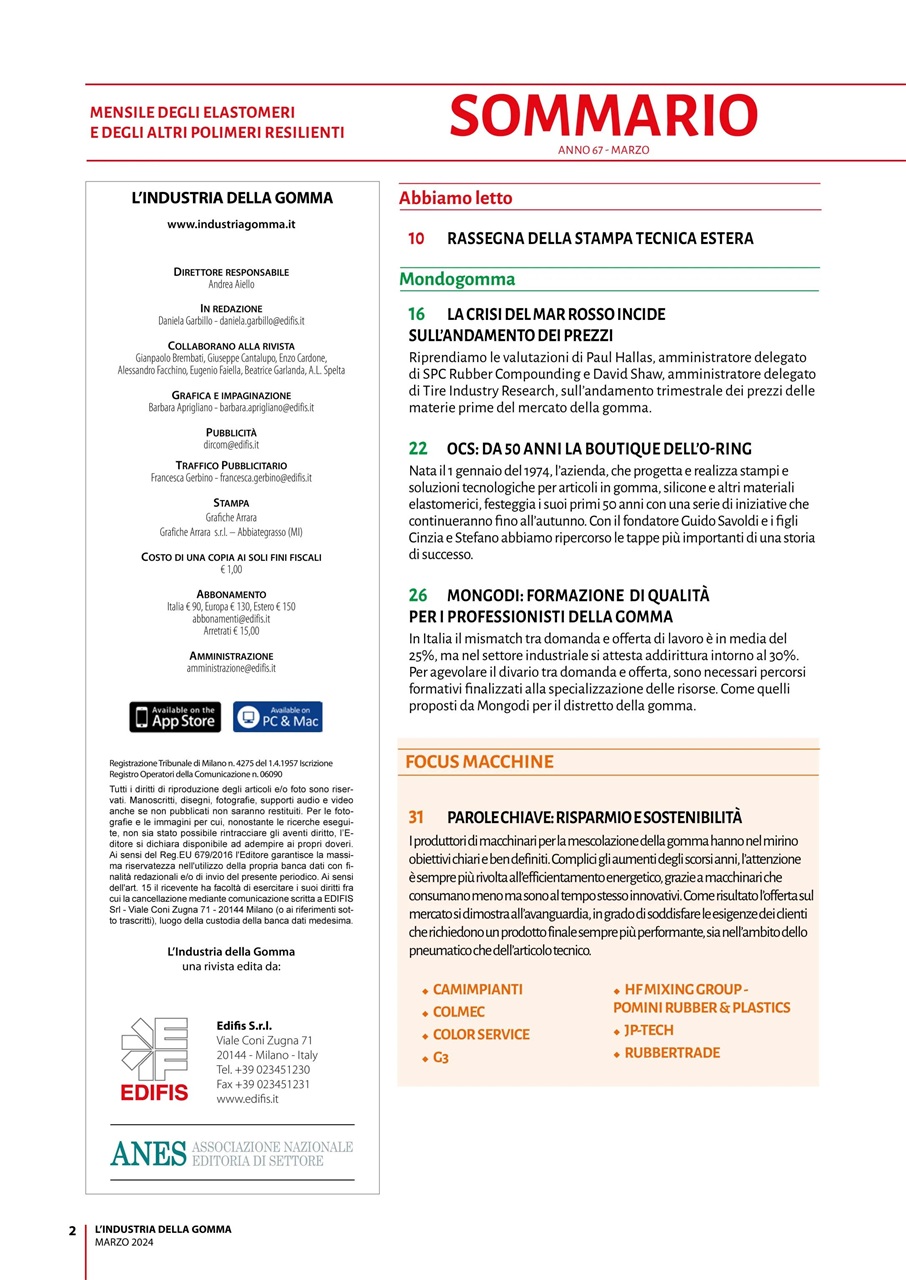 L’industria della Gomma Preview Pages