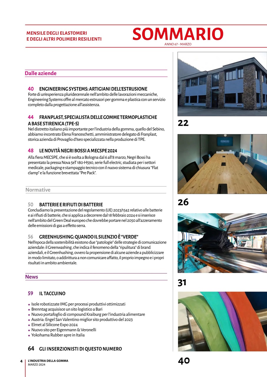 L’industria della Gomma Preview Pages