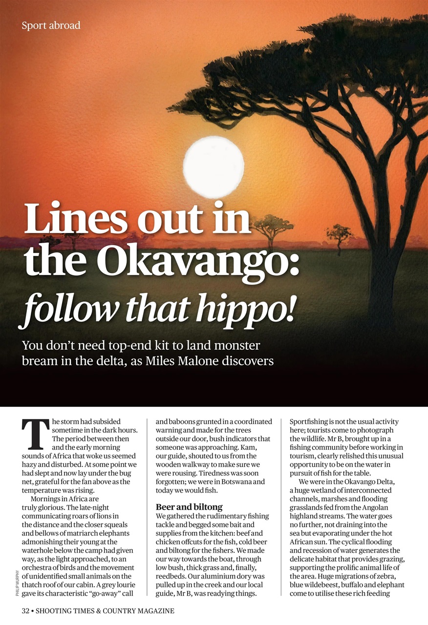Shooting Times & Country Preview Pages