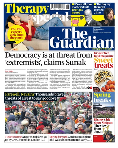 The Guardian Newspaper issue Saturday, March 2, 2024