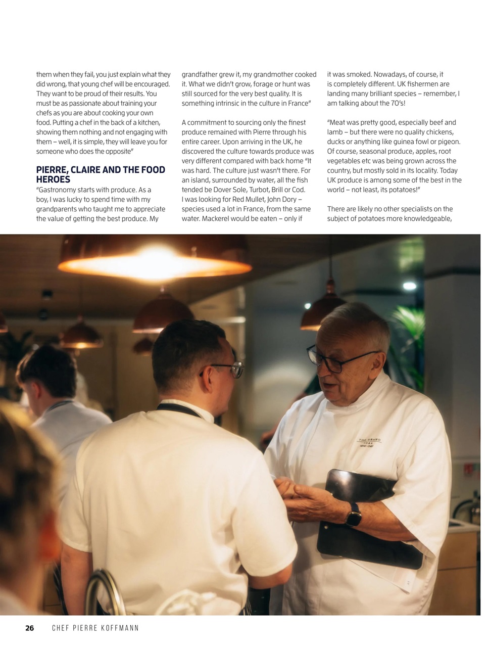 Chef & Restaurant Magazine Preview Pages
