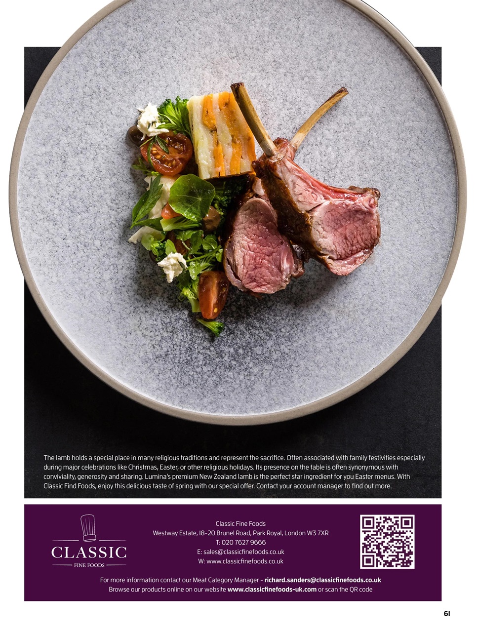 Chef & Restaurant Magazine Preview Pages