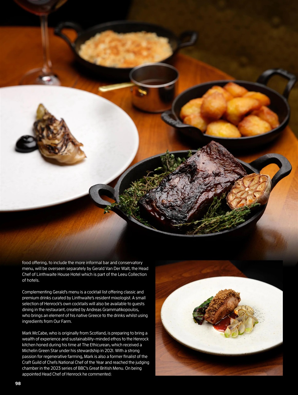 Chef & Restaurant Magazine Preview Pages