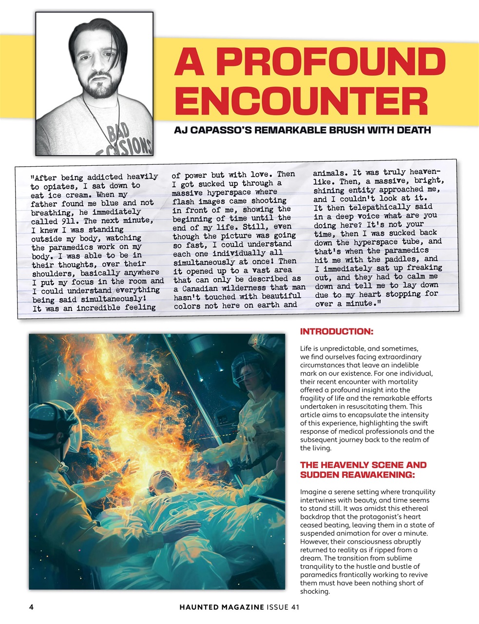 Haunted Magazine Preview Pages