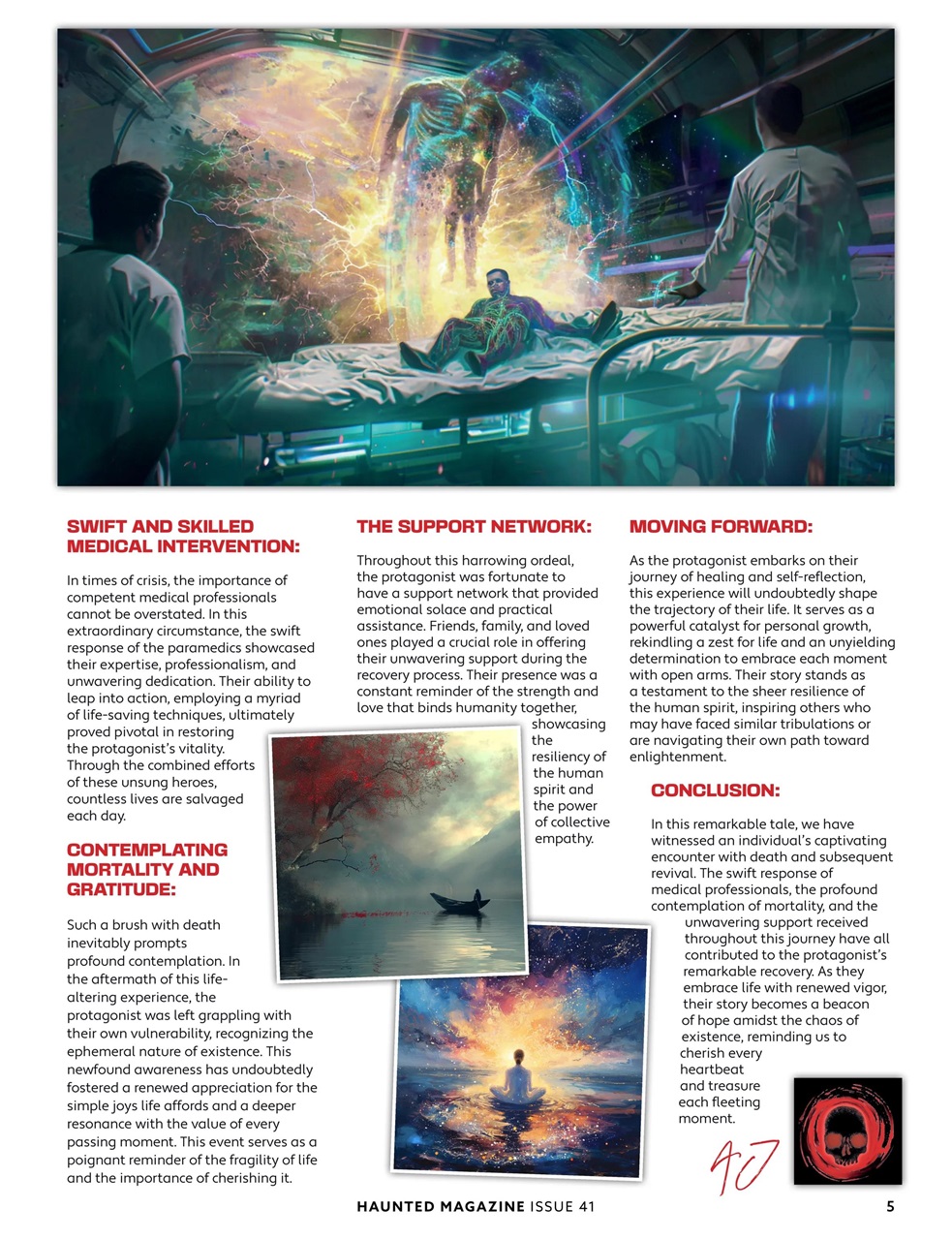 Haunted Magazine Preview Pages