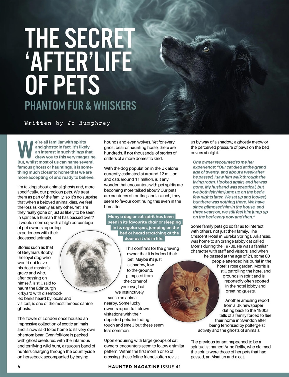 Haunted Magazine Preview Pages