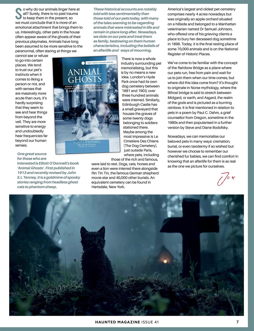 Haunted Magazine Preview Pages