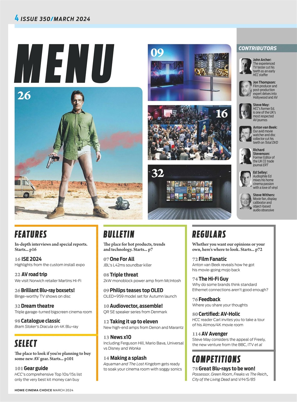 Home Cinema Choice Preview Pages