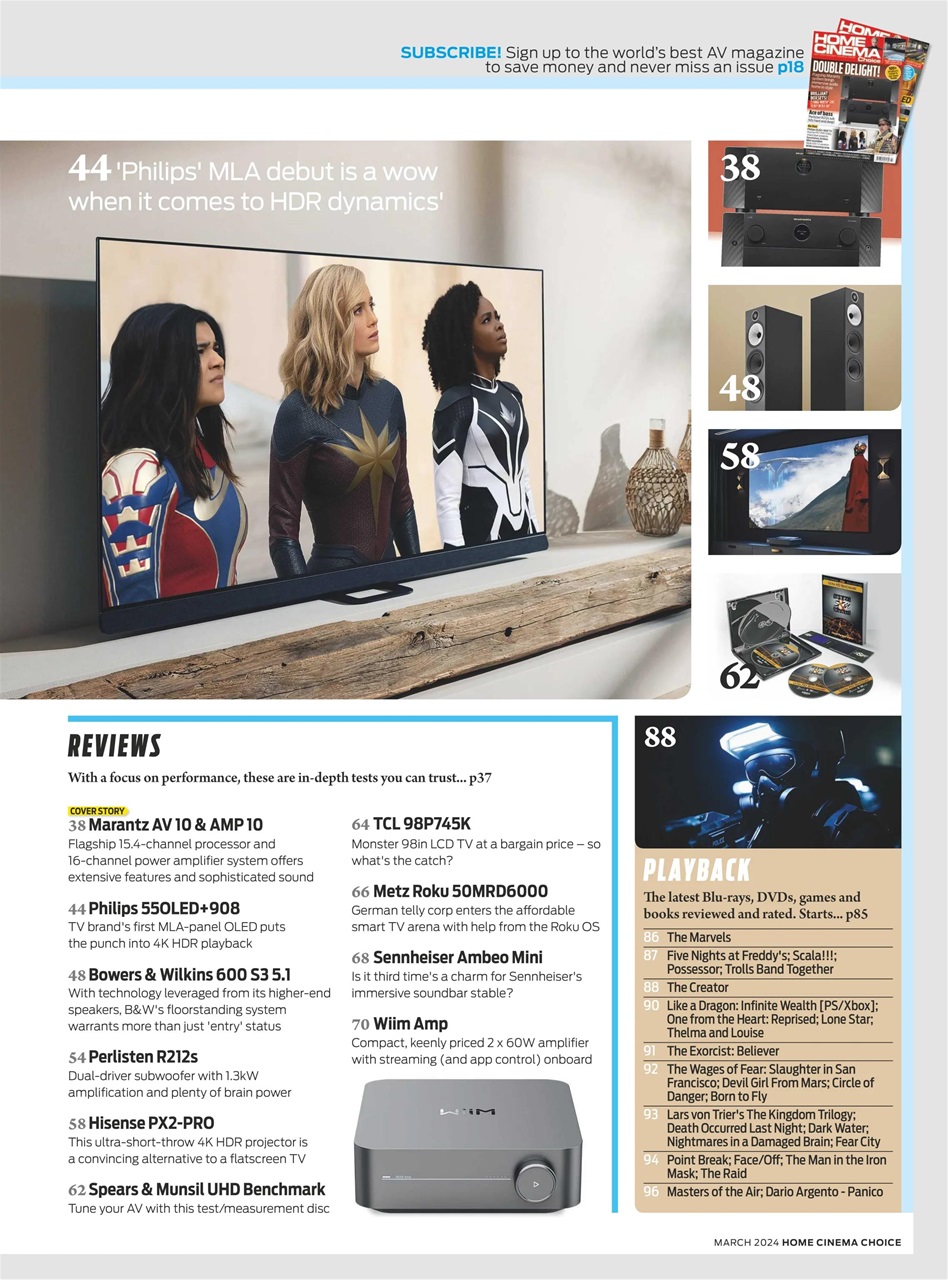 Home Cinema Choice Preview Pages