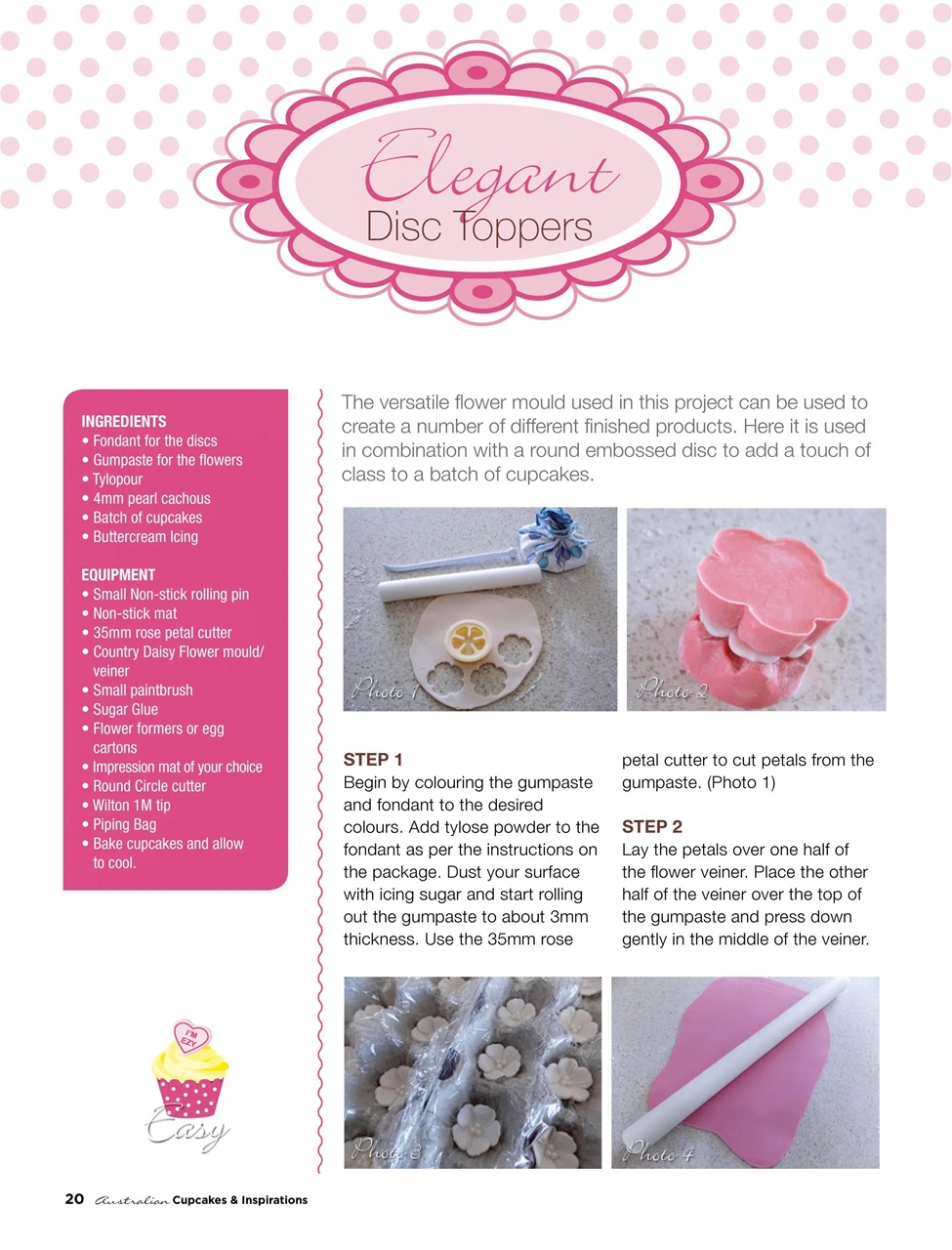Australian Cupcakes and Inspirations Preview Pages
