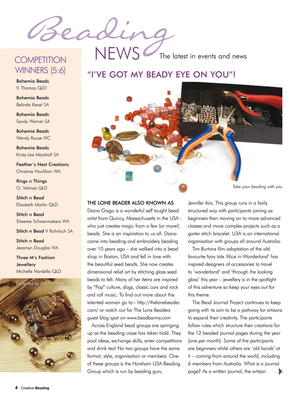 Creative Beading Preview Pages