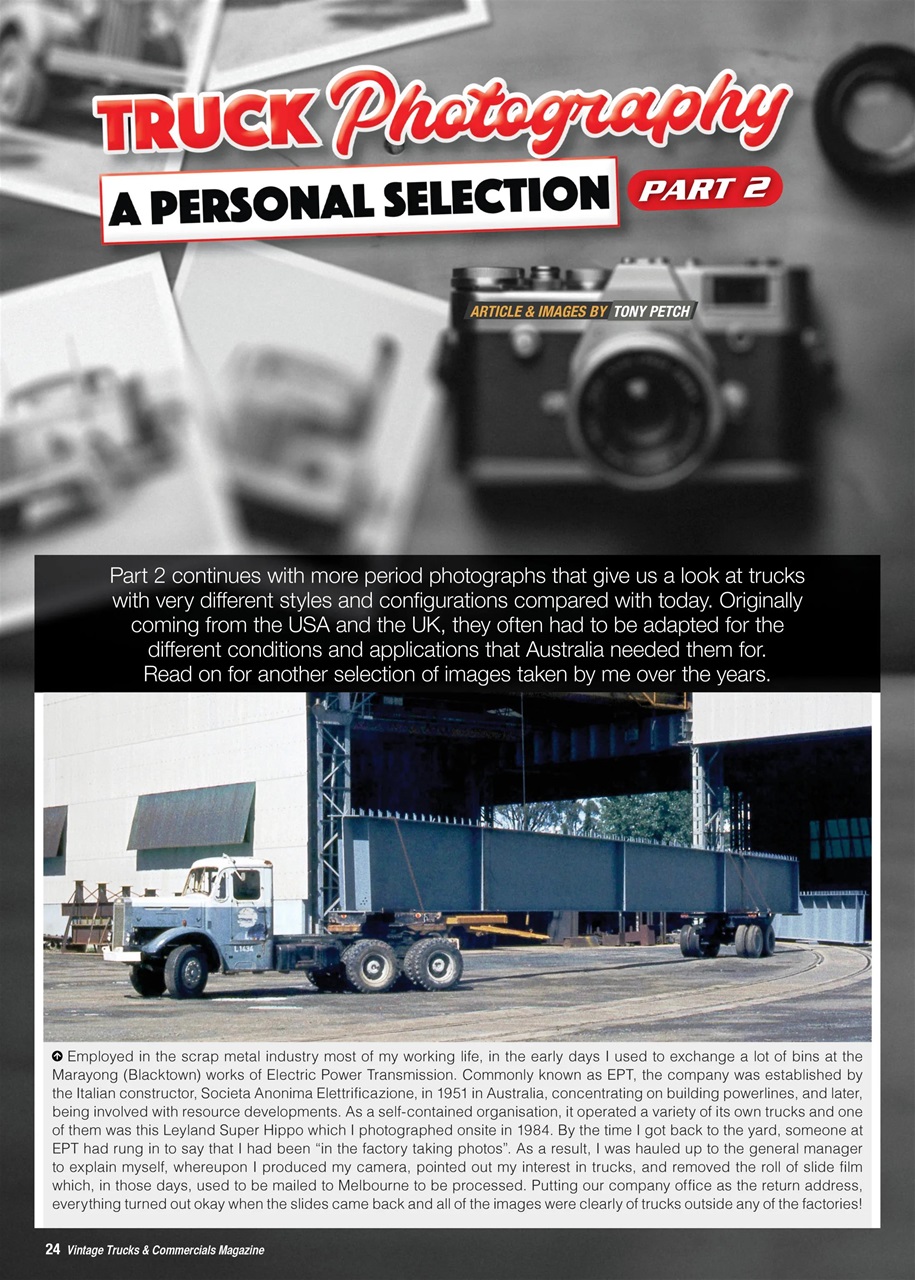 Vintage Trucks & Commercials Preview Pages