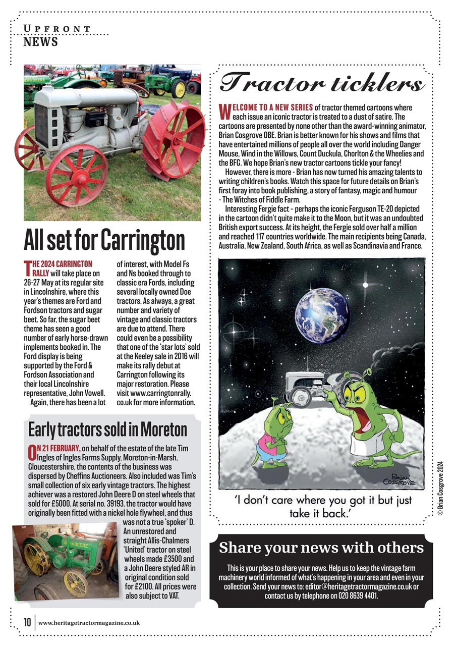 Classic Tractor Preview Pages