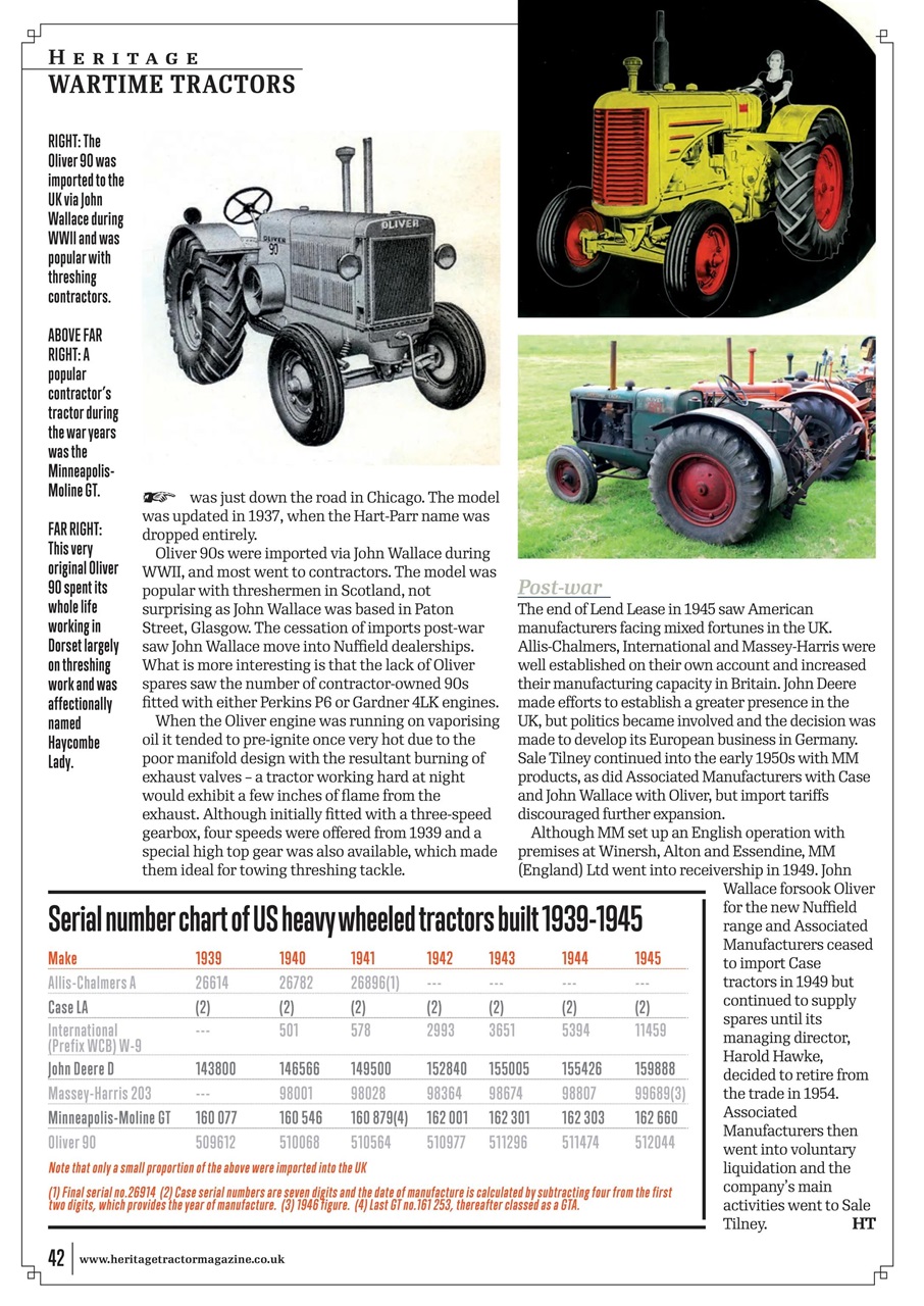 Classic Tractor Preview Pages