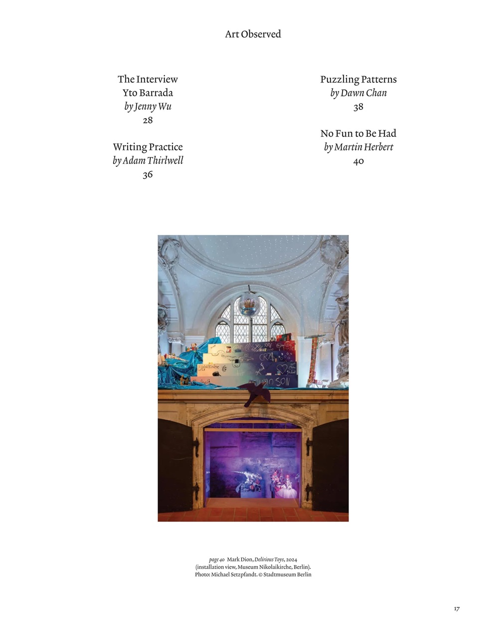 ArtReview Preview Pages