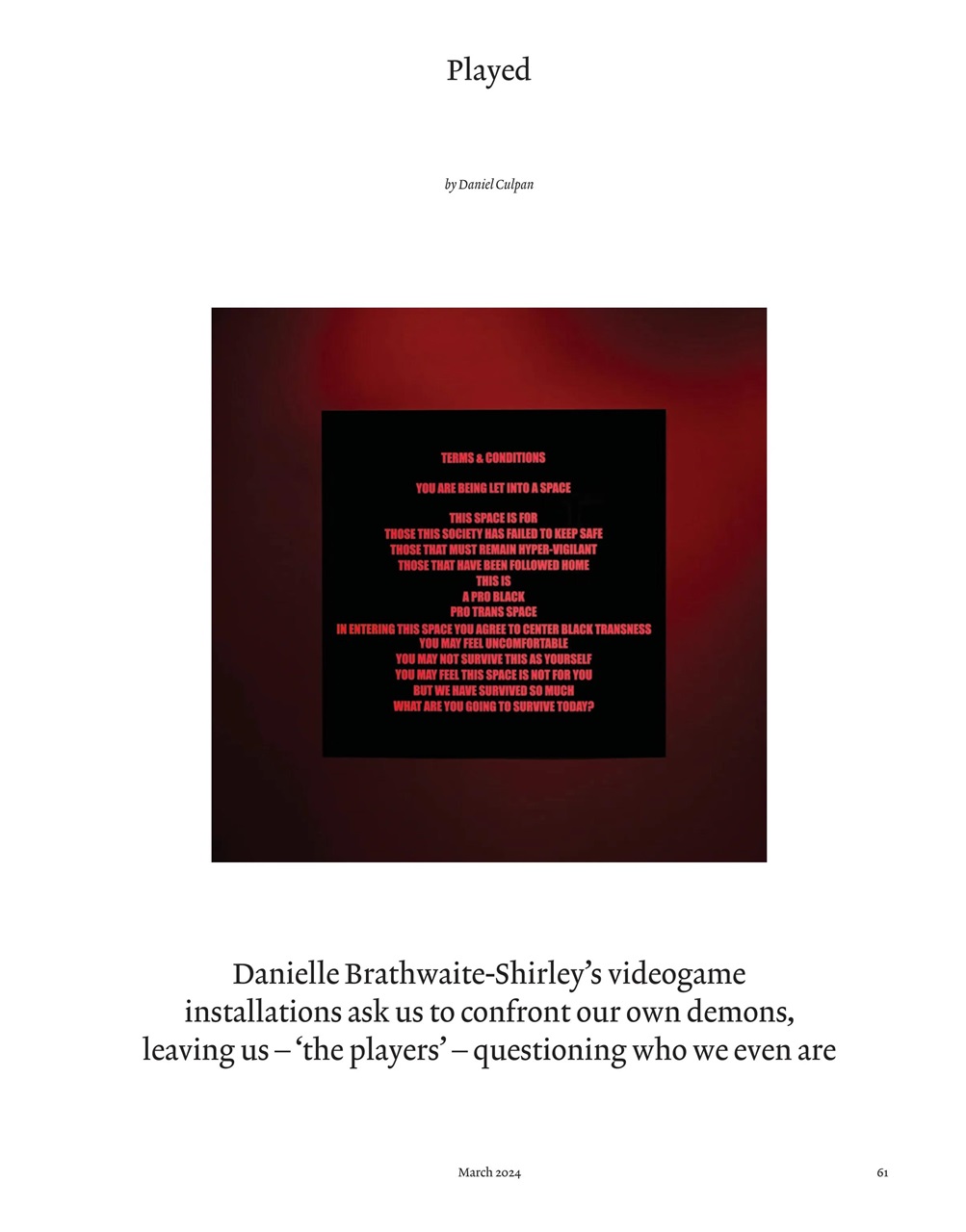ArtReview Preview Pages