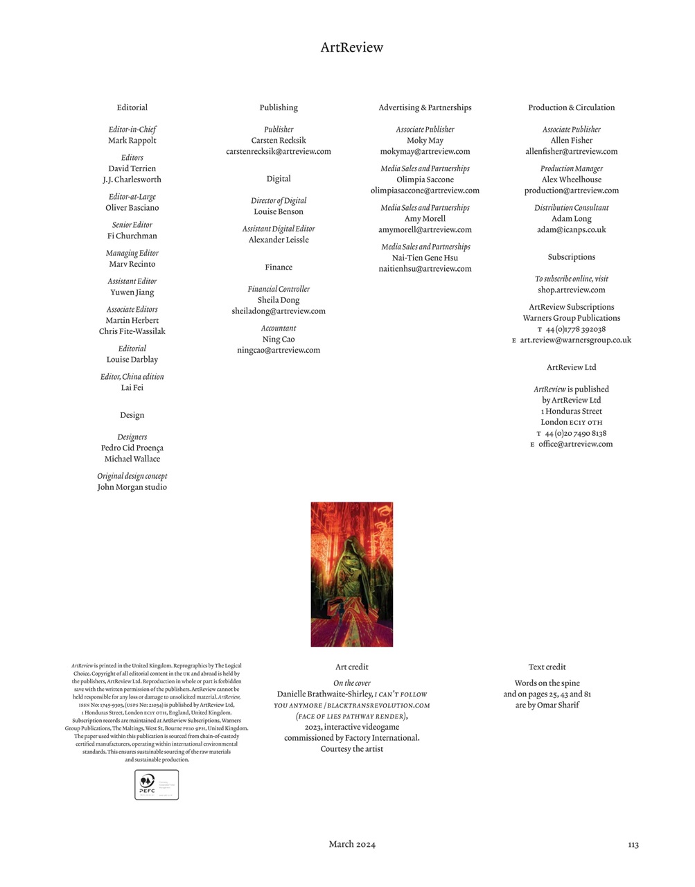 ArtReview Preview Pages