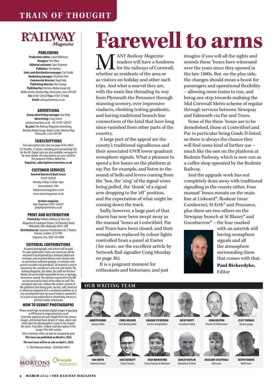 Railway Magazine Preview Pages