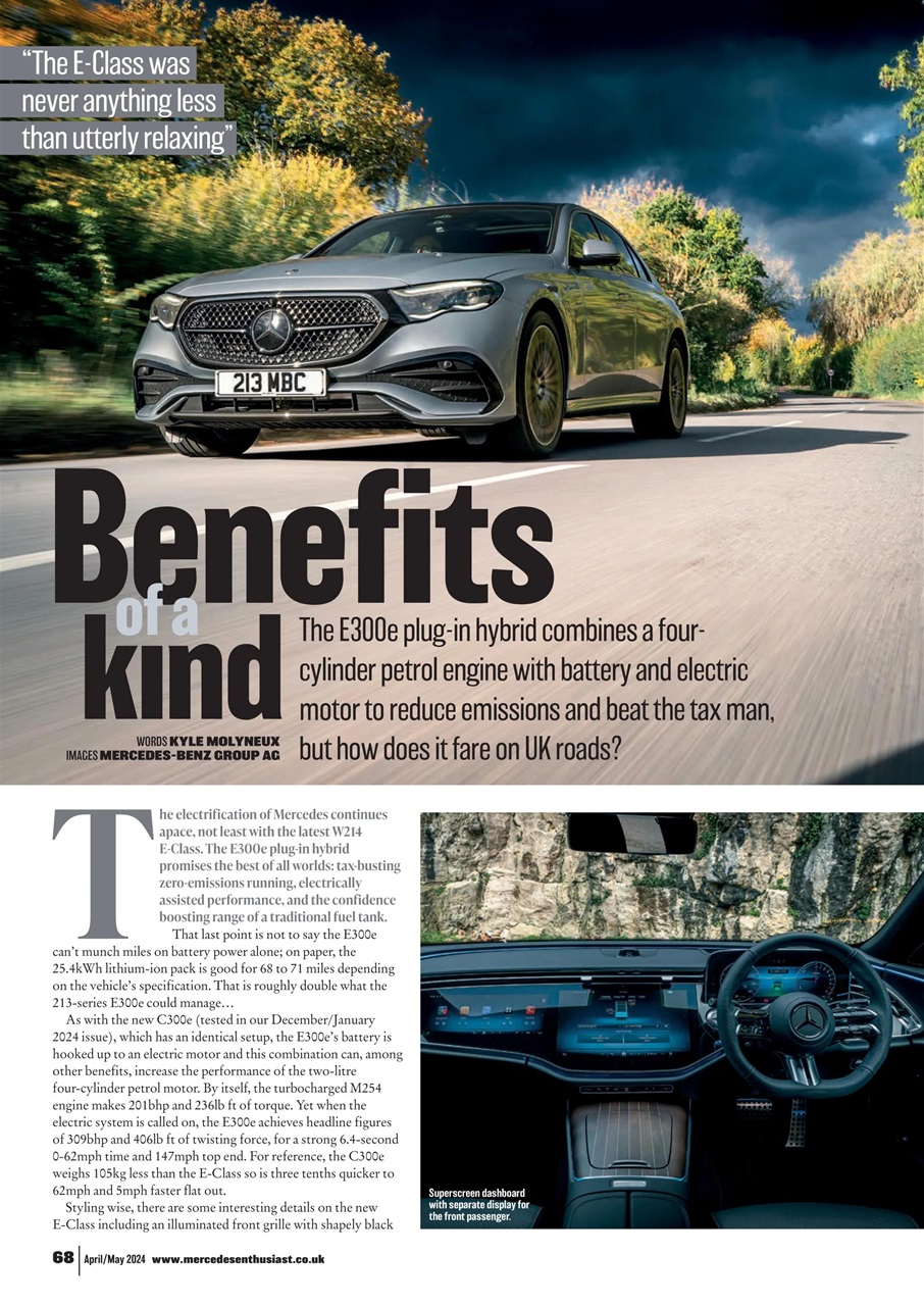 Mercedes Enthusiast Preview Pages