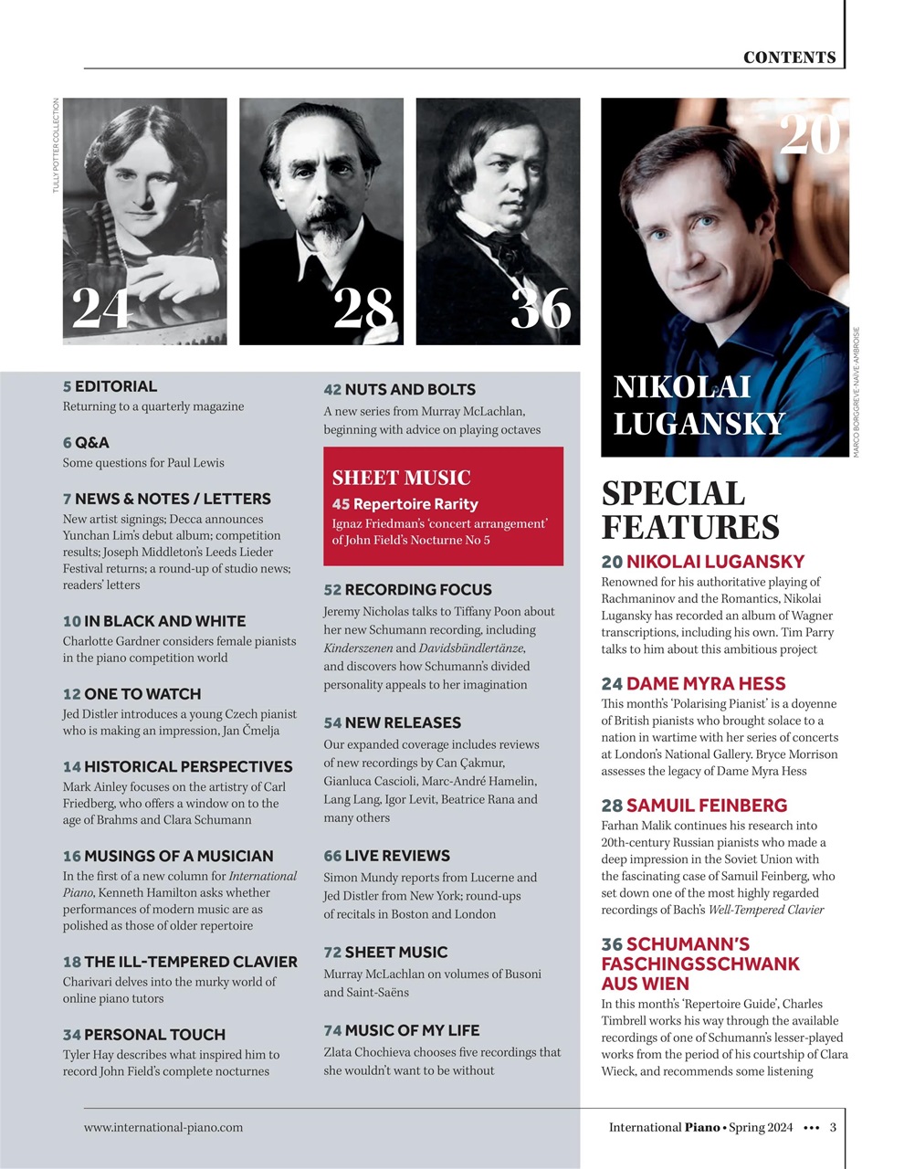 International Piano Preview Pages