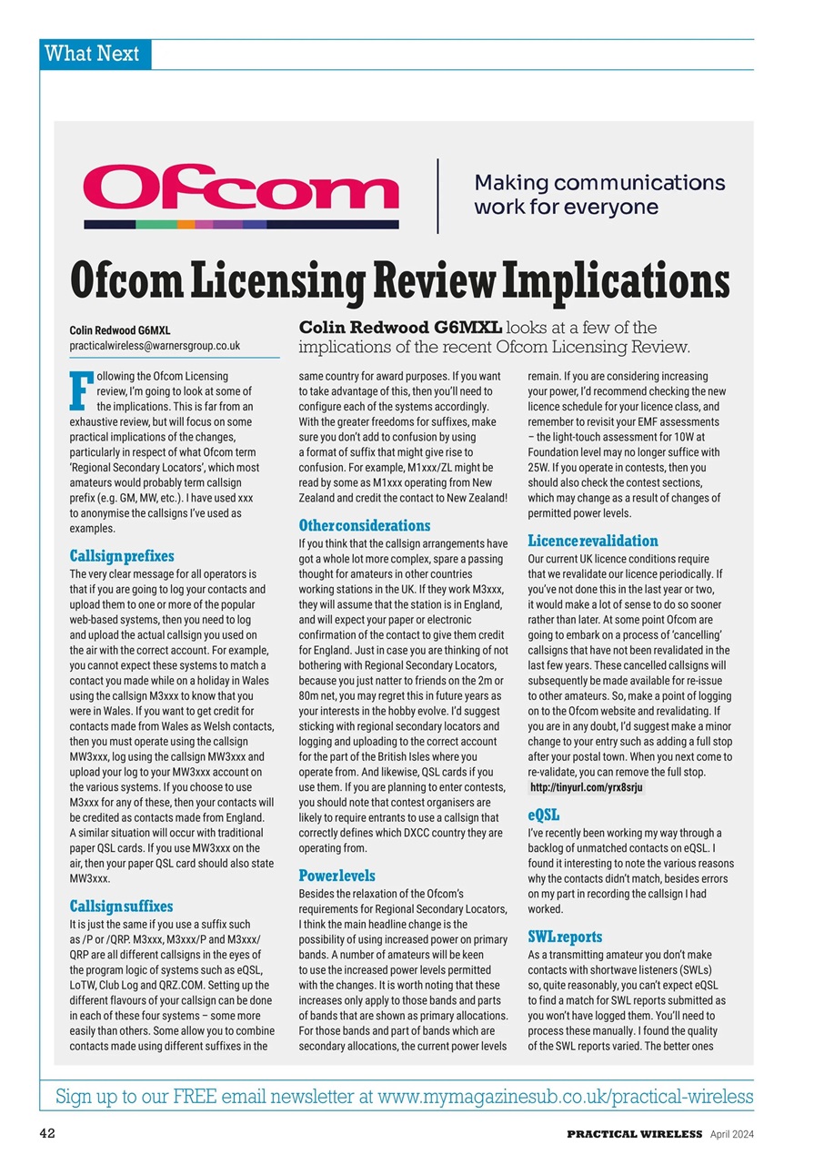 Practical Wireless Preview Pages