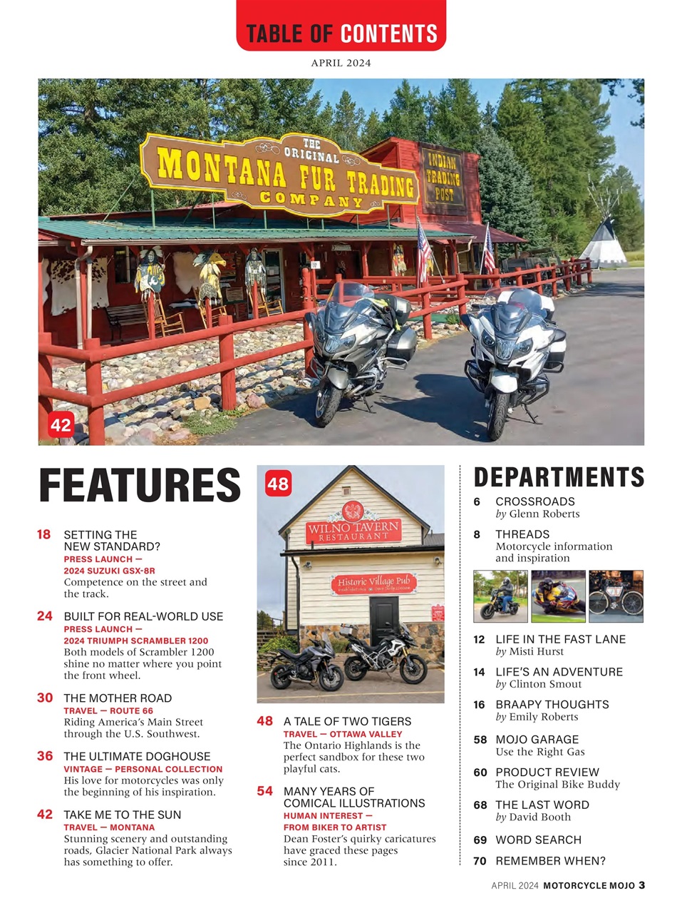 Motorcycle Mojo Preview Pages