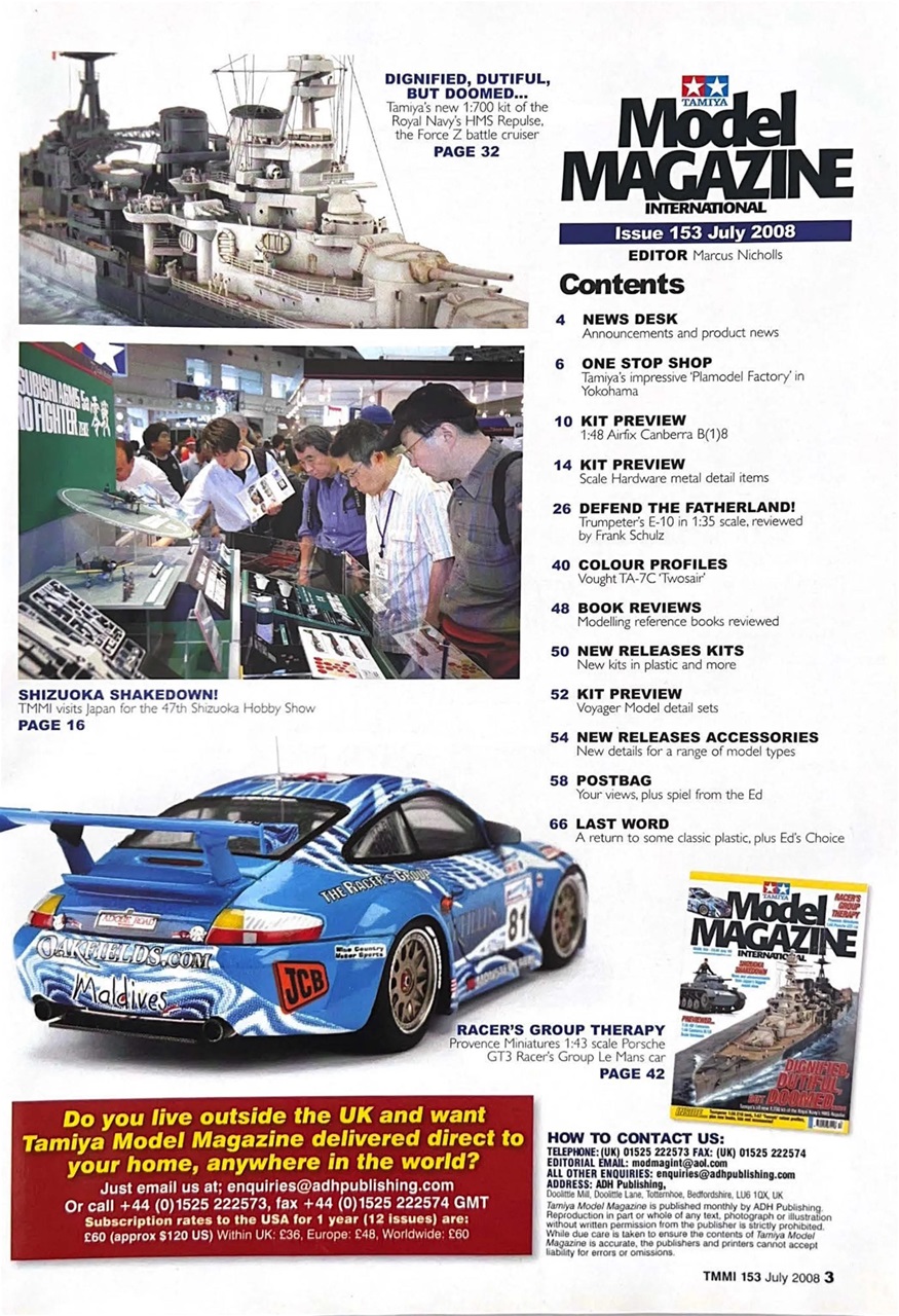Tamiya Model Magazine Preview Pages