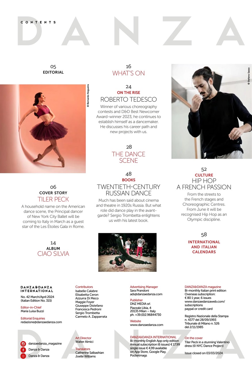 DANZA&DANZA International Preview Pages