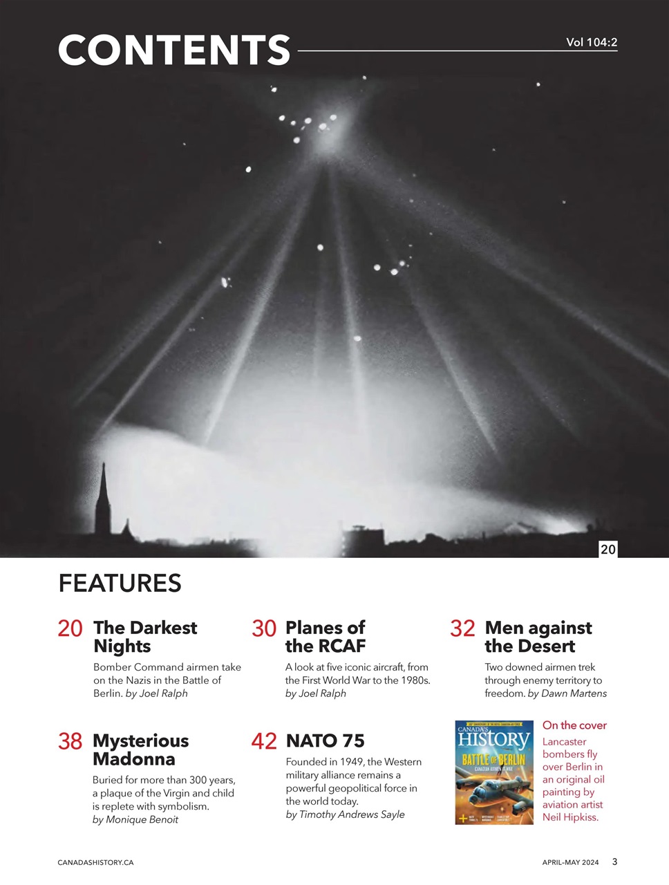 Canada's History Preview Pages