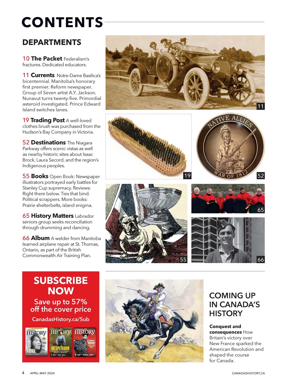 Canada's History Preview Pages