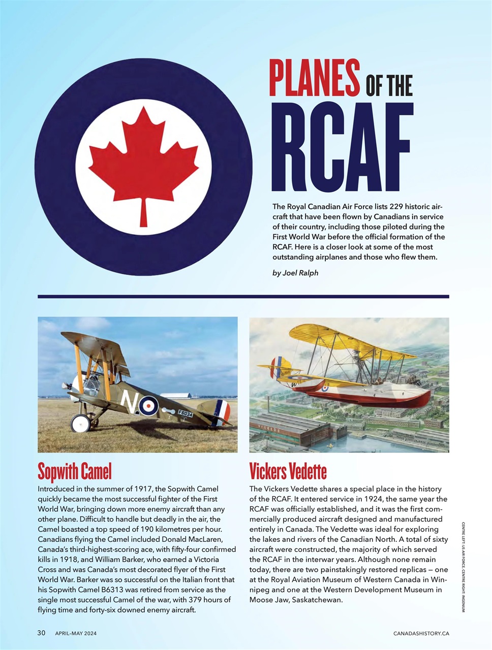 Canada's History Preview Pages