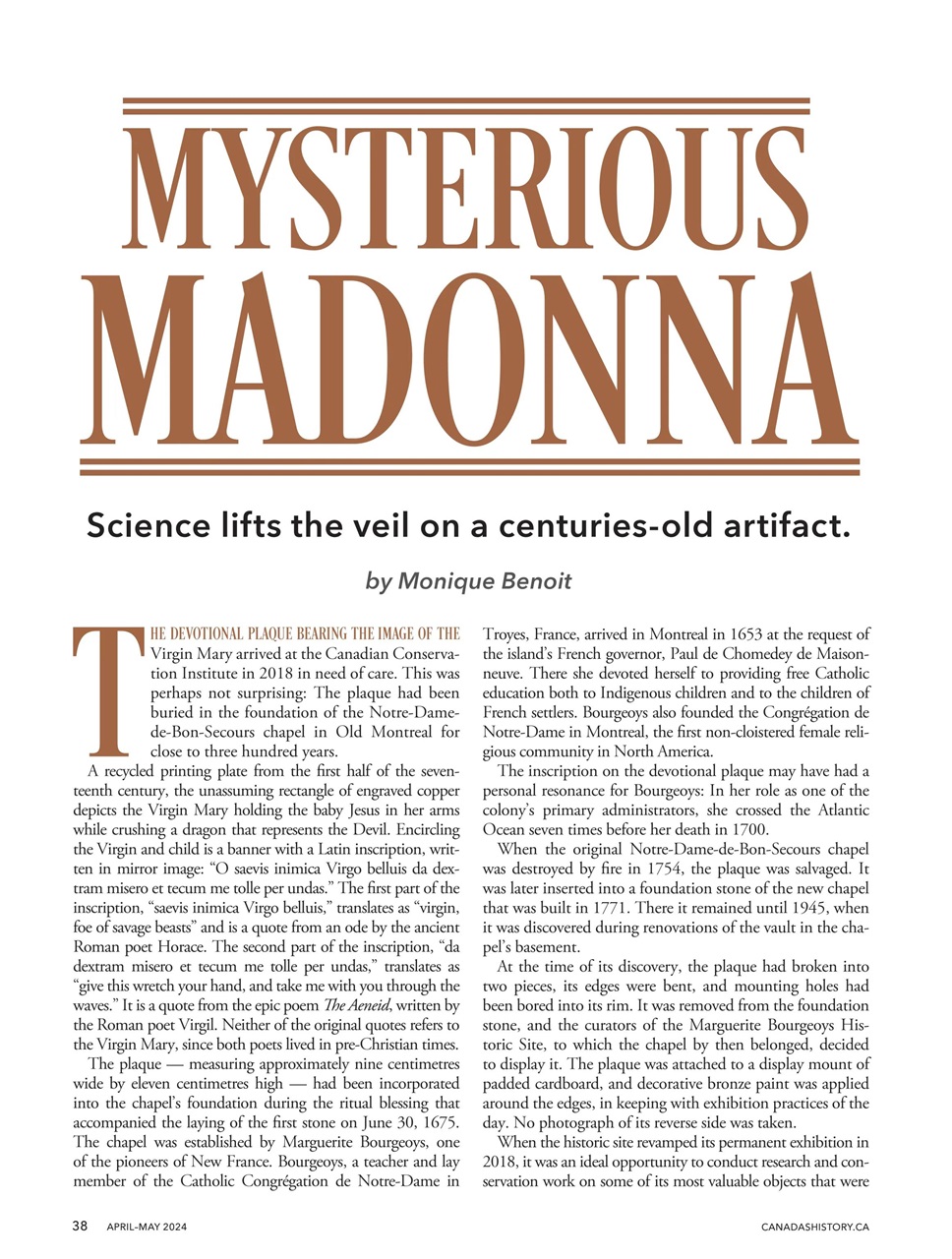 Canada's History Preview Pages