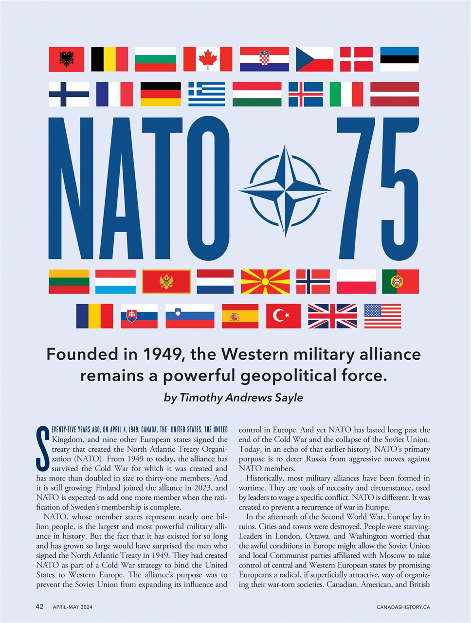 Canada's History Preview Pages