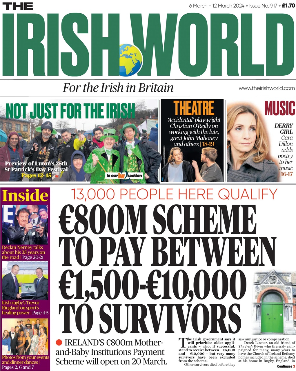 Irish World Preview Pages