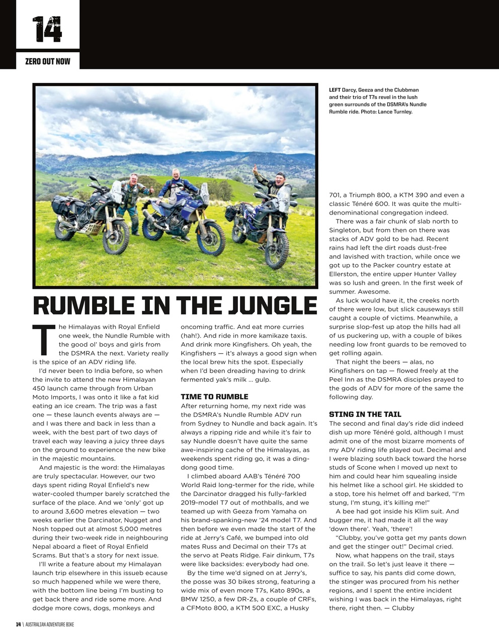 Australian Adventure Bike Preview Pages