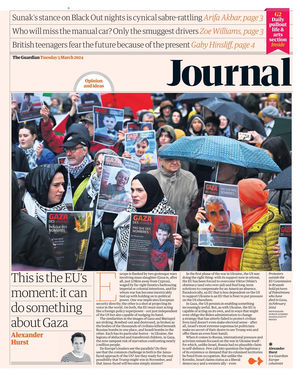 The Guardian Newspaper Preview Pages