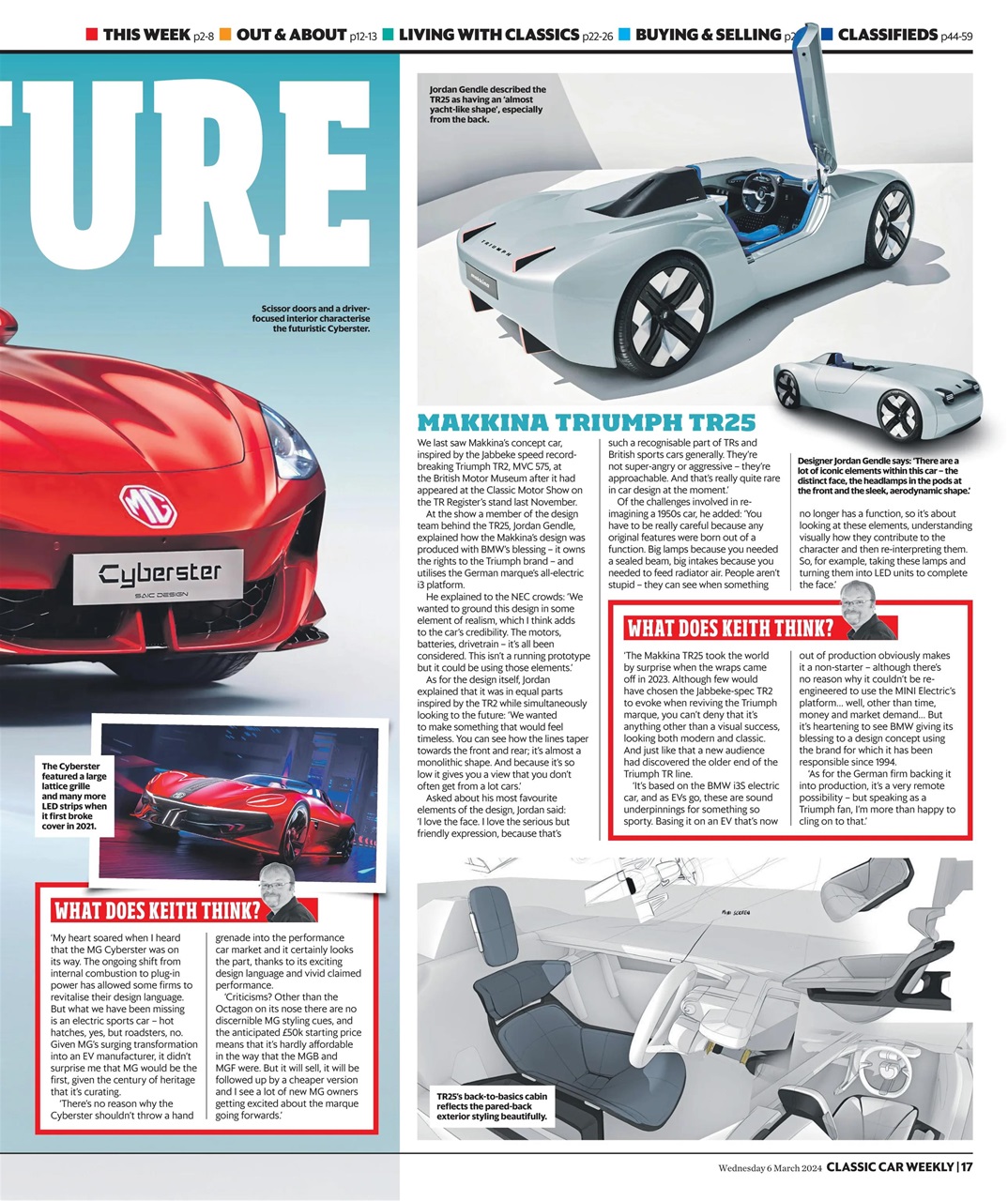 Classic Car Weekly Preview Pages
