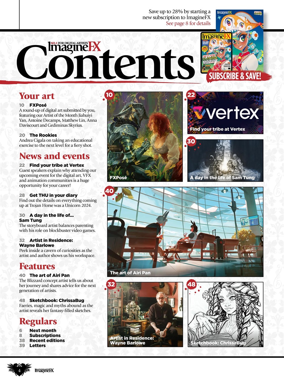 ImagineFX Preview Pages