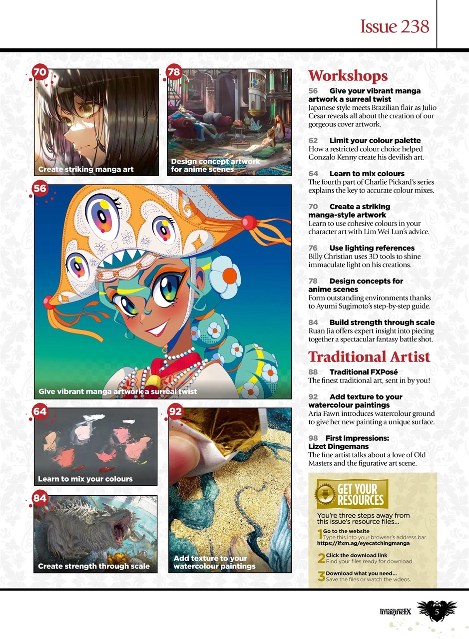 ImagineFX Preview Pages