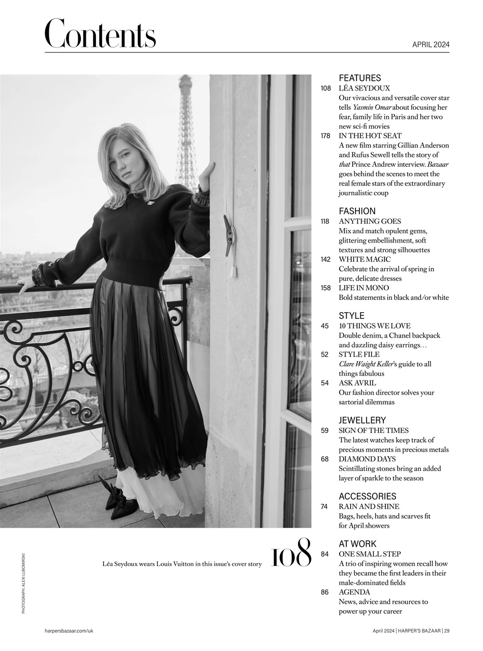 Harper's Bazaar Preview Pages