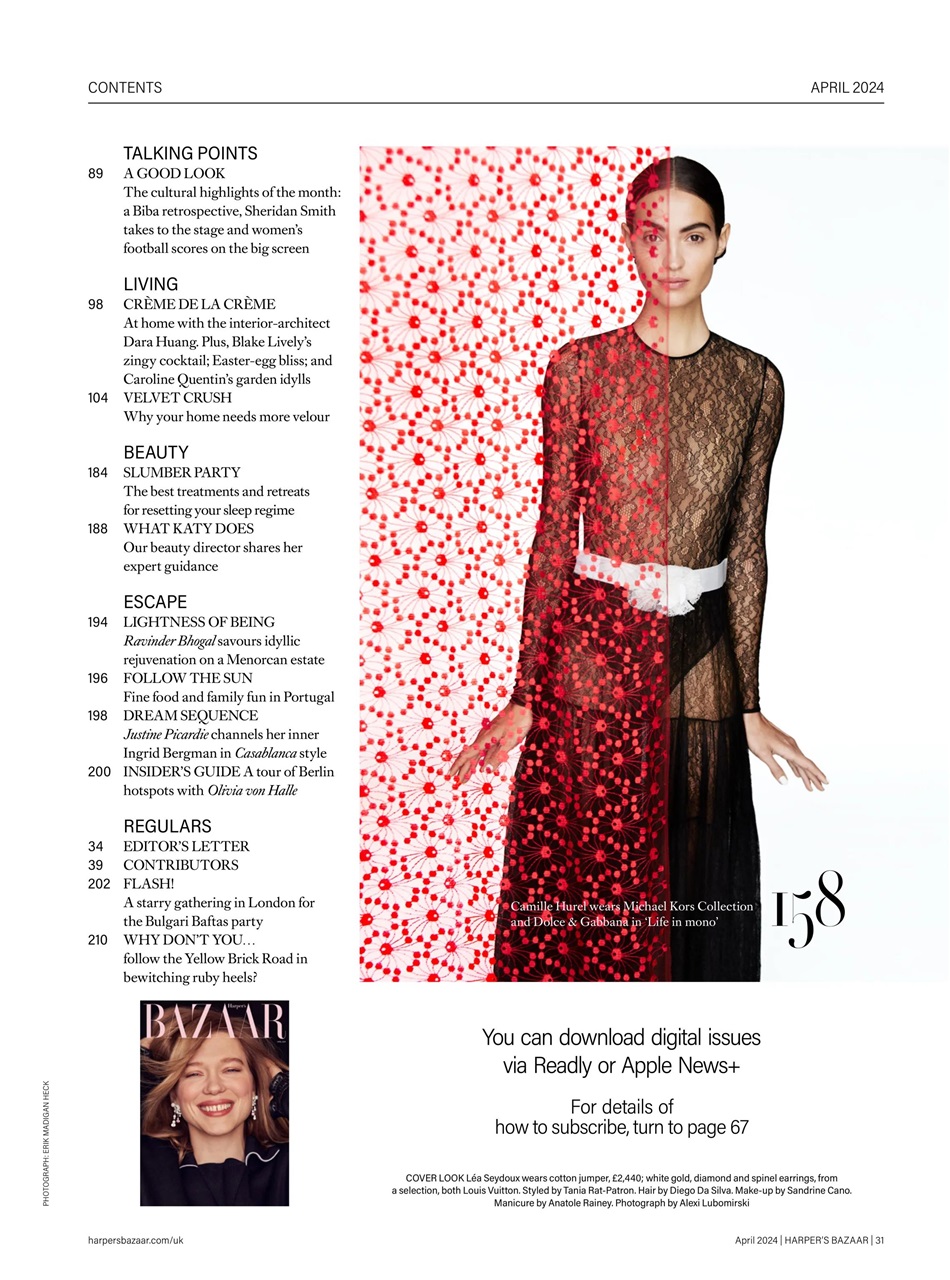 Harper's Bazaar Preview Pages