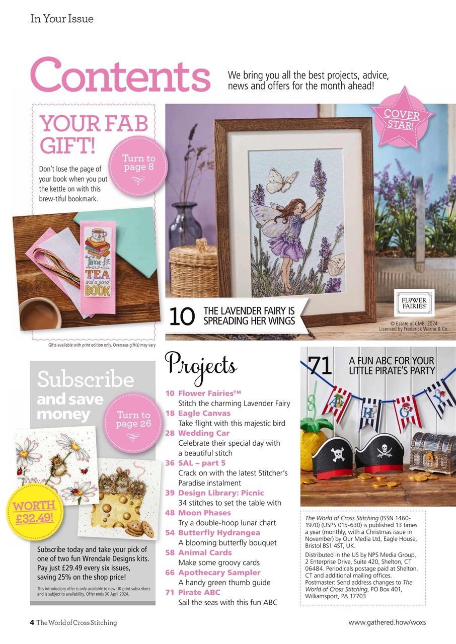 The World of Cross Stitching Preview Pages