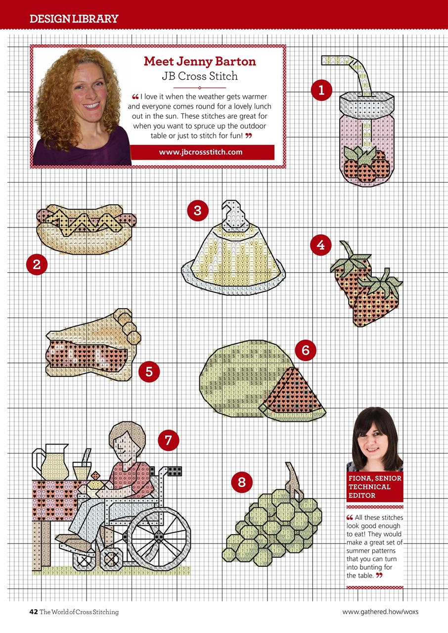 The World of Cross Stitching Preview Pages