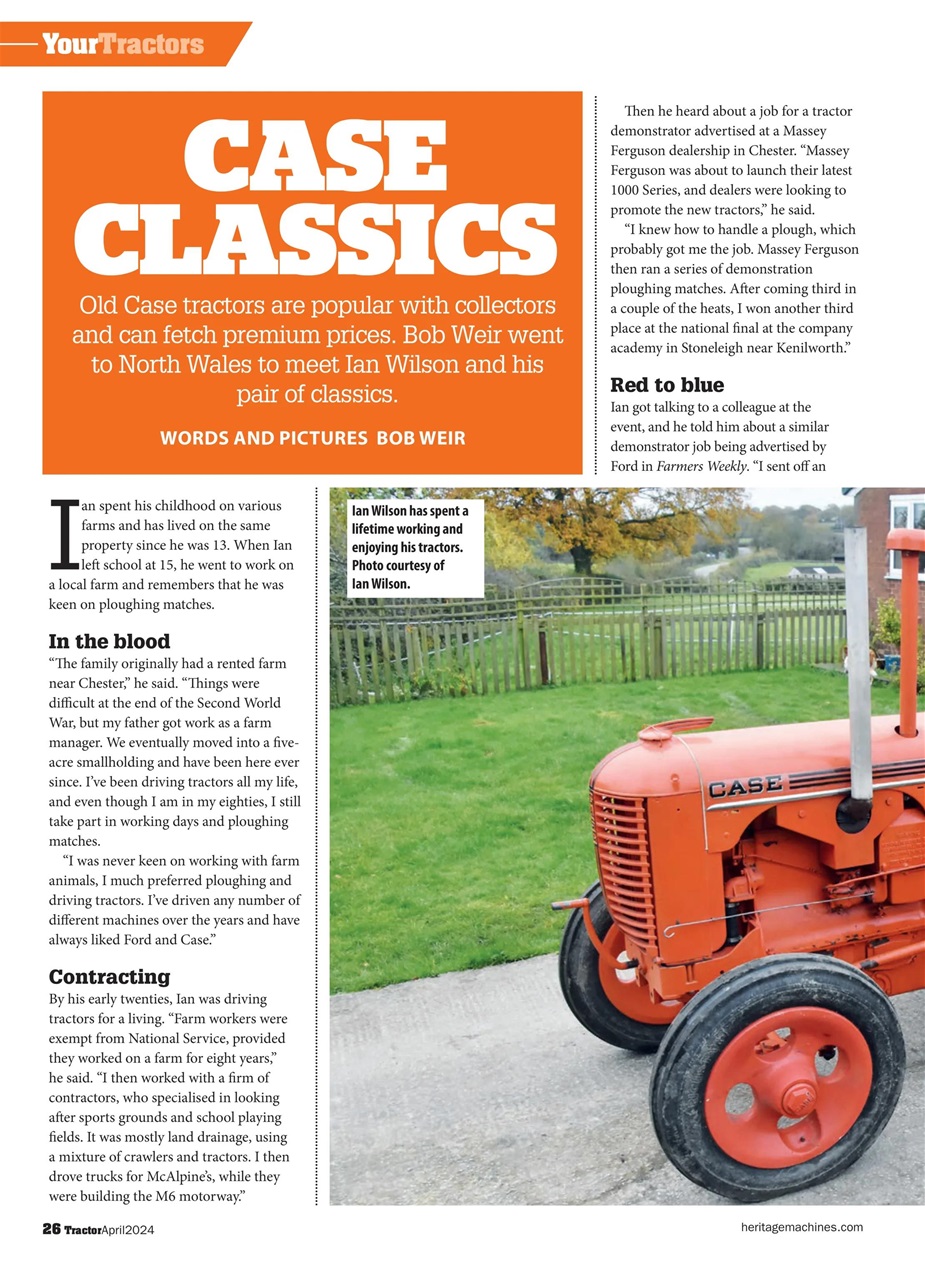 Tractor & Farming Heritage Magazine Preview Pages