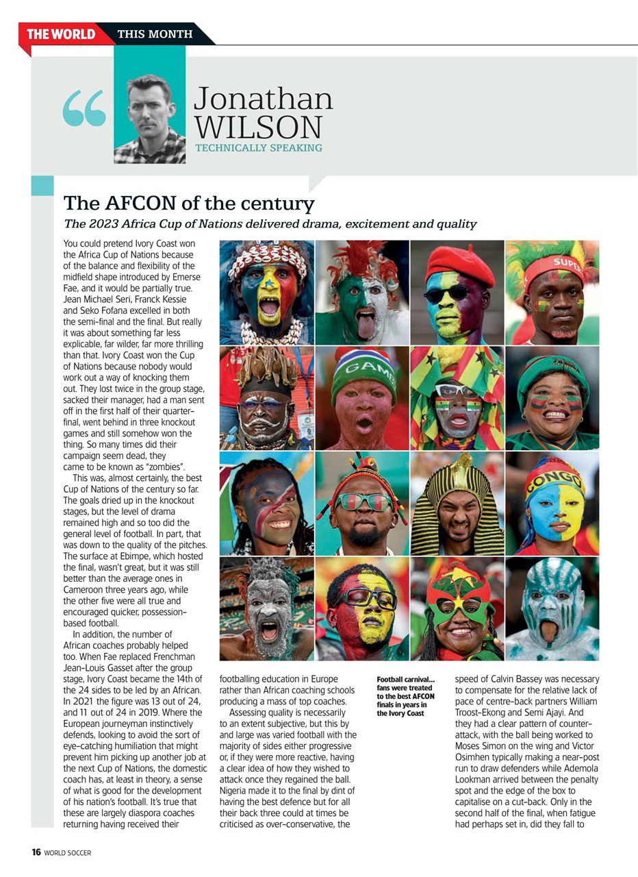 World Soccer Preview Pages