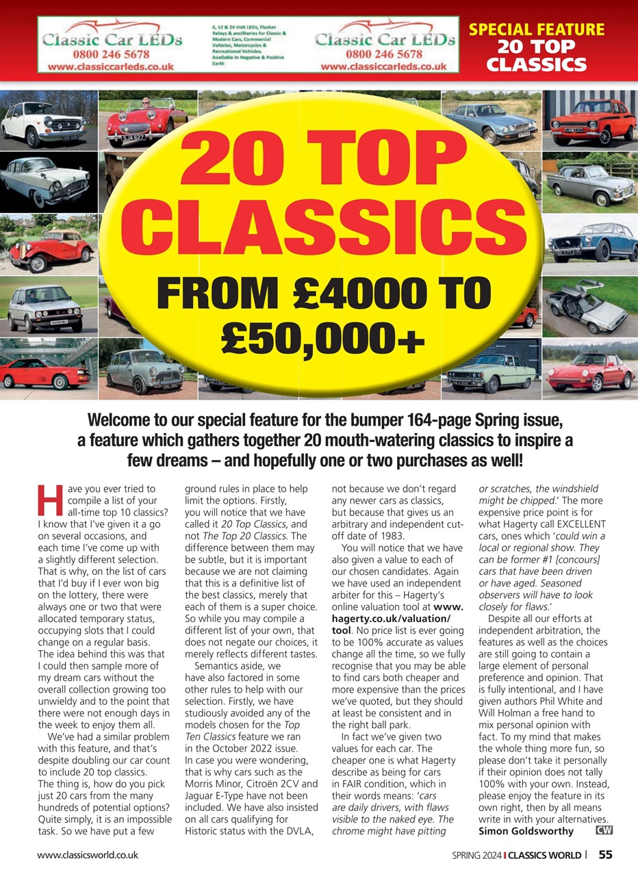 Classics World Preview Pages