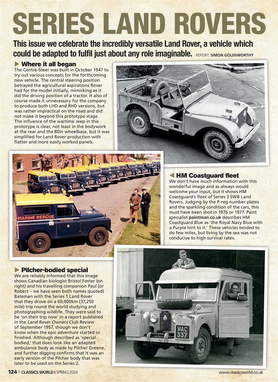 Classics World Preview Pages