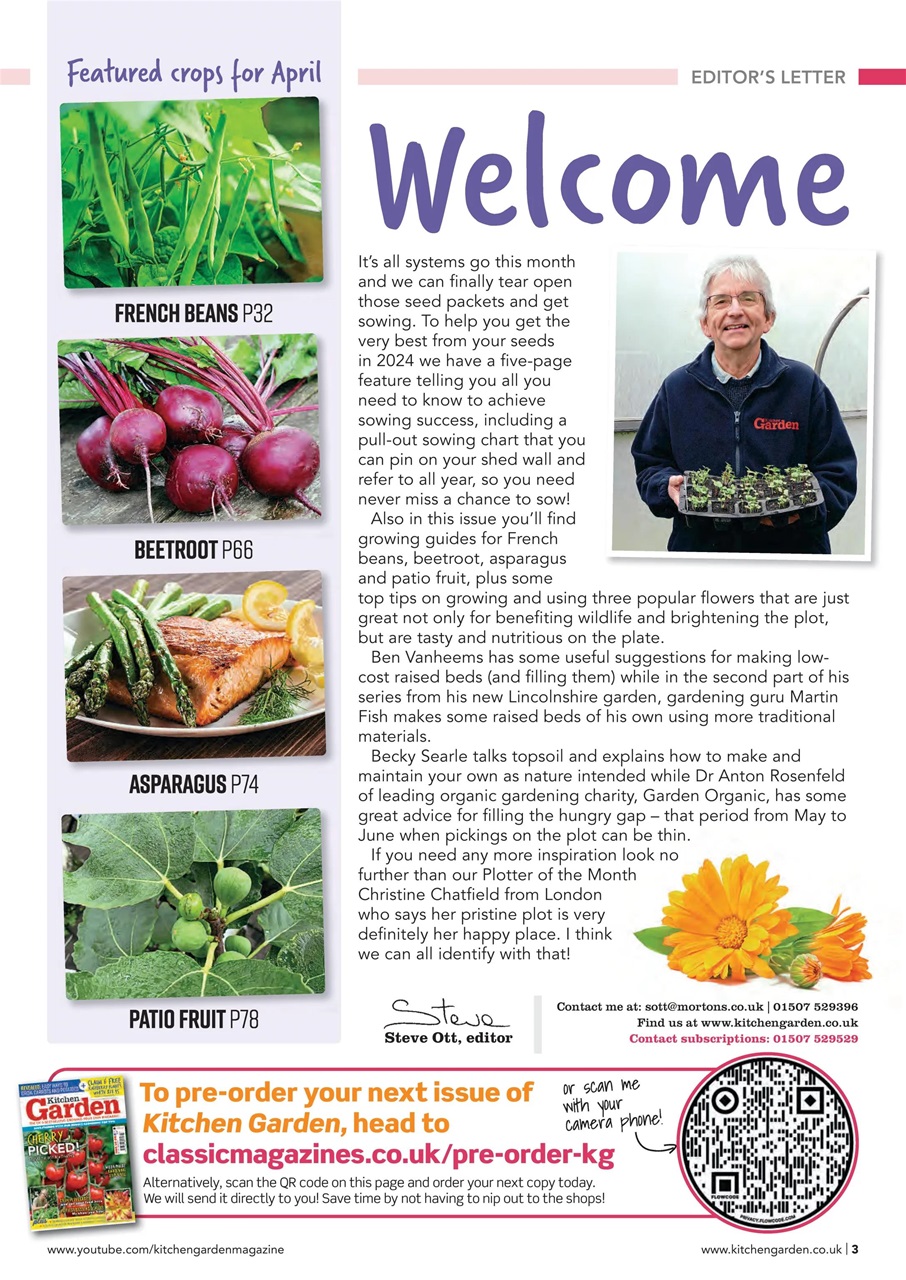 Kitchen Garden Magazine Preview Pages